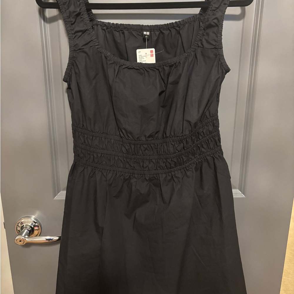 Uniqlo Black Midi Dress